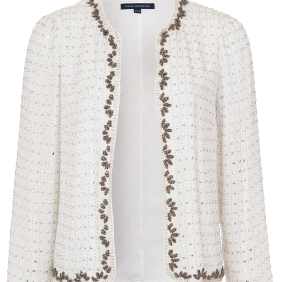 NWT French Connection Beaded Jacket - Picture 1 of 4